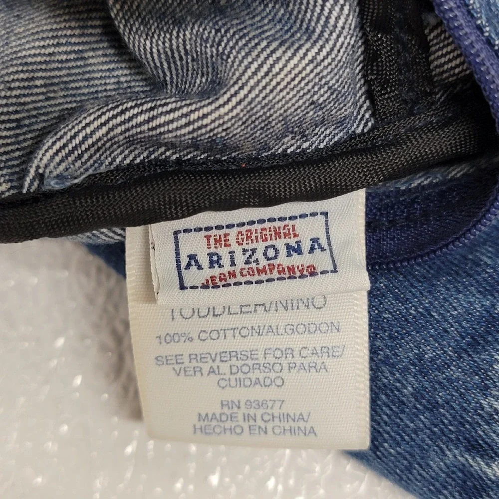 Vintage Arizona Jean Co. Kids Blue Denim Fanny Pack Waist Bag 90s - Adjustable